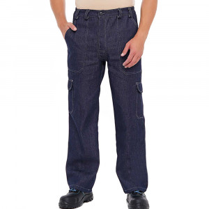 Pantaloni de lucru din denim Denim K6, t.blue